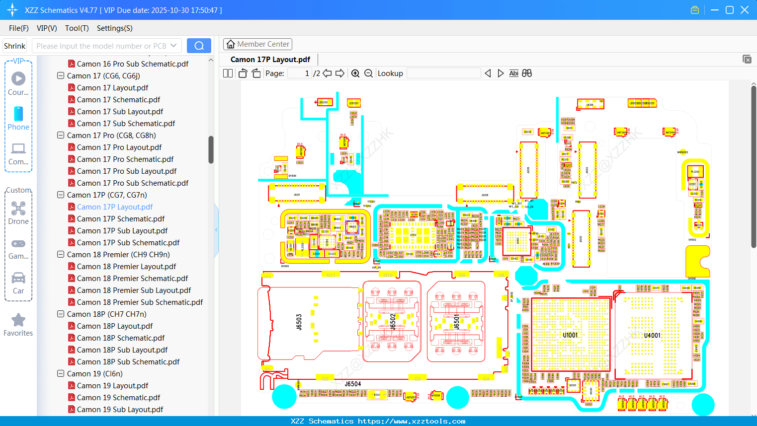 Tecno Camon 17P Layout